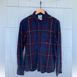 Diesel Heavy Plaid Button Up Flannel